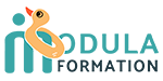 Logo de Modula Formation pendant l'été